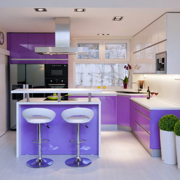 The purple house
