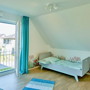 Modernes Einfamilienhaus in kontraststarker Gestaltung