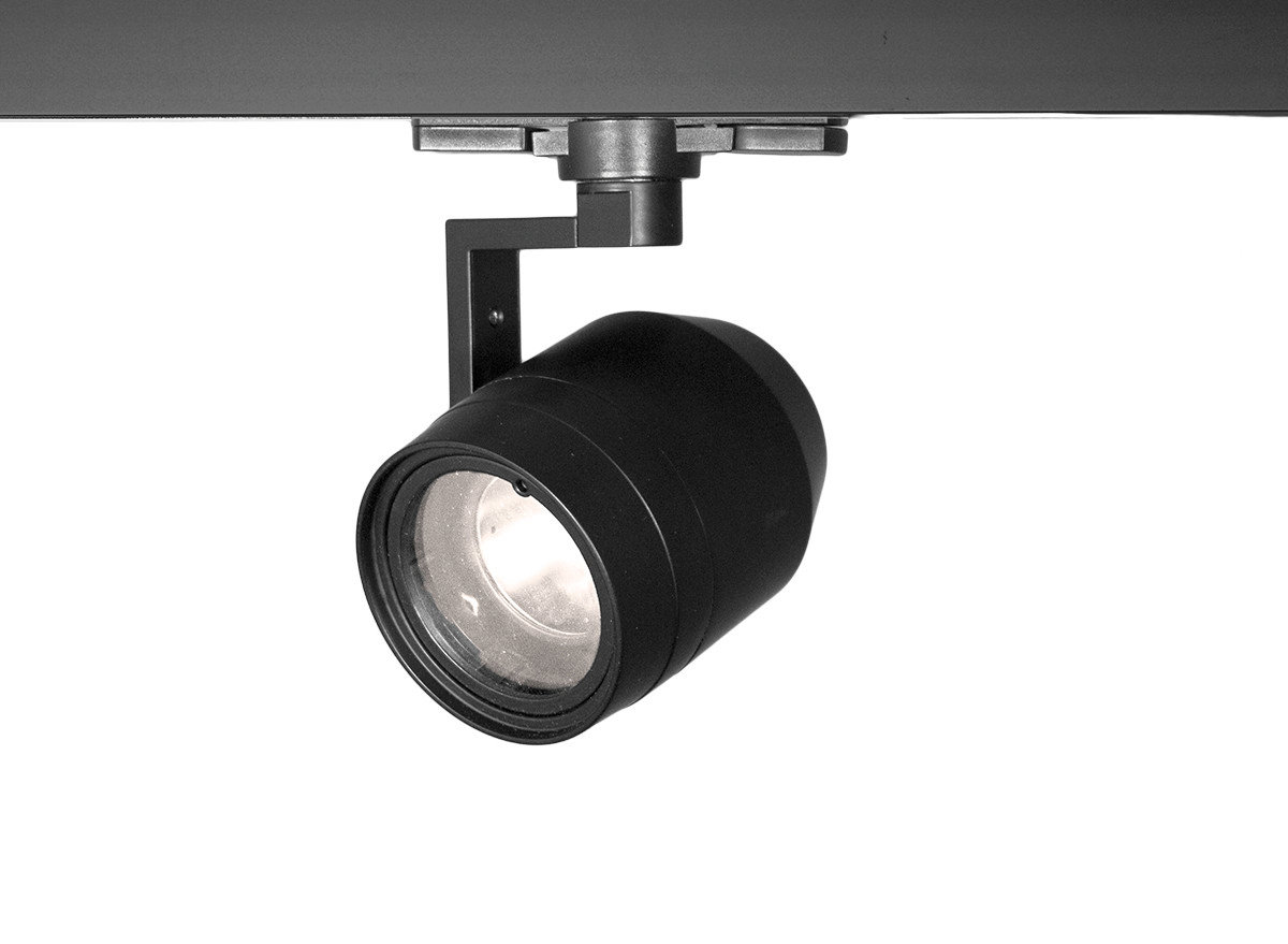 LED Track Fixture in Black Contemporary Track Heads And Pendants
