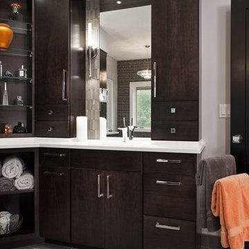 Modern Dark Vanity