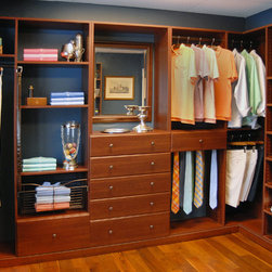Men's Walk in Closet - Storage And Organization