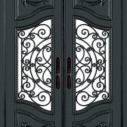 Neo-Classical Double Entry Doors - Front Doors