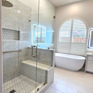 Plano TX - Mary Lew Full Master Bathroom Remodeling