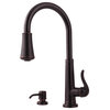 Pfister GT529-YP Ashfield 2 Function Pullout Spray High Arc - Tuscan Bronze