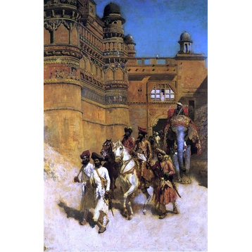 Edwin Lord Weeks The Maharahaj of Gwalior Before His Palace Wall Decal