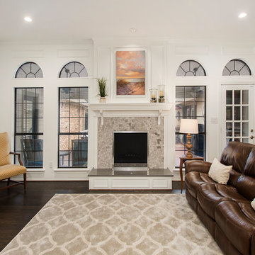 Scott Circle Kitchen & Living Room