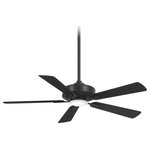 Minka Aire - Minka Aire Contractor Led F556L-CL 52" Ceiling Fan W/ Led in Coal - Length : 52