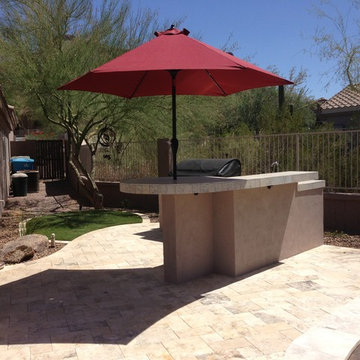 Multi-Levels Create This Phoenix Landscape Design!