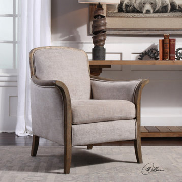 The Armchairs Brittoney Taupe Armchair