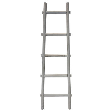 Screen Gems 5 Step Blankrock Decorative Wooden Ladder