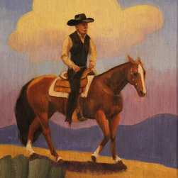 Ridin' the Range - Paintings