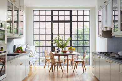 Transitional kitchen photo in New York