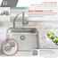 23"L x 18"W Stainless Steel Single Basin Dual mount Kitchen Sink with Strainer