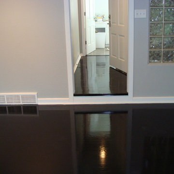 Ebony High-gloss wood floors