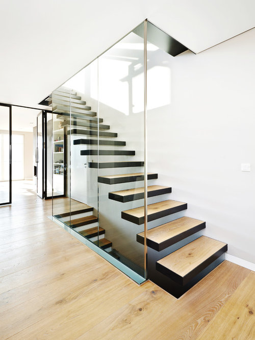 Schwebende Moderne Treppen Ideen, Design & Bilder | Houzz