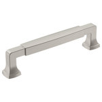 Amerock - Amerock Stature Cabinet Pull, Satin Nickel, 5-1/16" Center-to-Center - The Allison by Amerock BP36888G10 Stature 5-1/16 in (128 mm) Center-to-Center Pull is finished in Satin Nickel. Stately and substantial, the Stature collection's features classic, bold designs that are underlined with timeless appeal. Enduring and versatile, satin nickel marries delicate brushing with a subtle warm hue to produce an approachable, classic presentation that resonates across all design styles. Founded in 1928, Amerock's award-winning home solutions including decorative and functional cabinet hardware, bath accessories, decorative hooks and wall plates have built the company's reputation for chic design accessories that inspire homeowners to express their personal style. Ideal for residential or commercial applications, Allison by Amerock marries beauty and function. It's the best combination of approachable artistry and lasting quality.