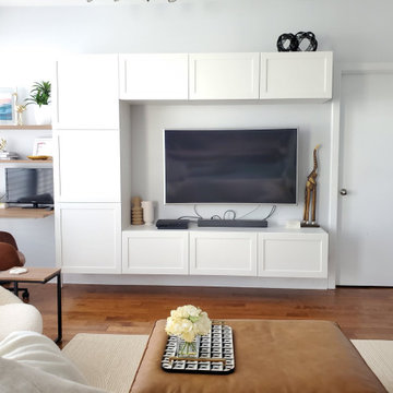 Downtown Montreal Condo tv unit