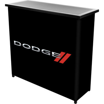 Dodge 2-Shelf Portable Bar With Case