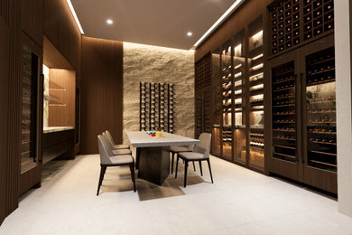 Inspiration for a modern home design remodel in Miami