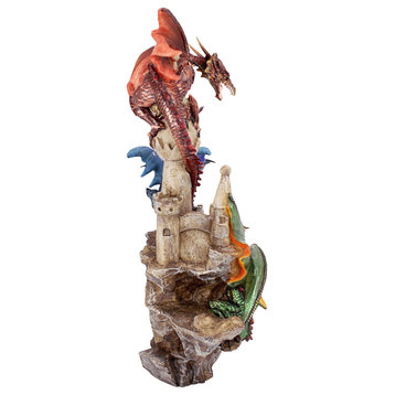 Combat of Valhalla Dragon Statue