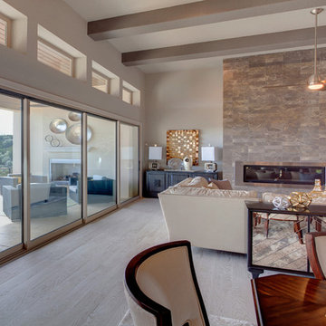 La Cima - Tuscany Series vinyl windows and Moving Glass Walls