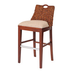 Alexander & Sheridan USA INC. - Belize 30" Barstool In Sienna, Light Brown - Bar Stools and Counter Stools