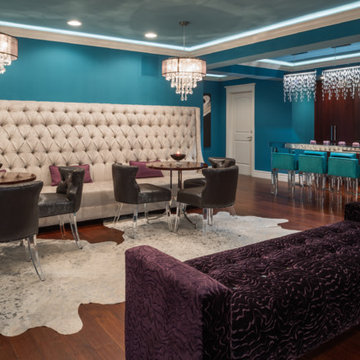 Basement Family Room and Night Club