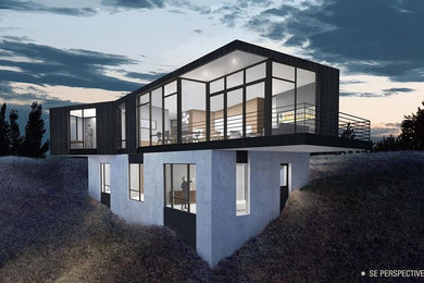 Minimalist home design photo in Portland