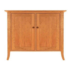 Small Classic Shaker Flare Leg 2-Door Buffet - Buffets And Sideboards