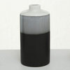 3 Piece Grey Glaze Dipped Cylinder Vase Set