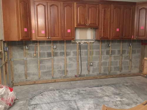 New Cabinets Flooring Installations Dilemma