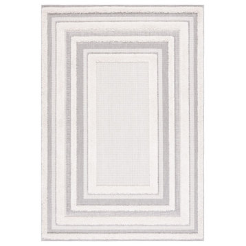 Safavieh Cottage Collection COT214A Rug, Ivory/Grey, 5'3" X 7'7"