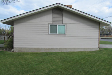 Example of an exterior home design in Seattle