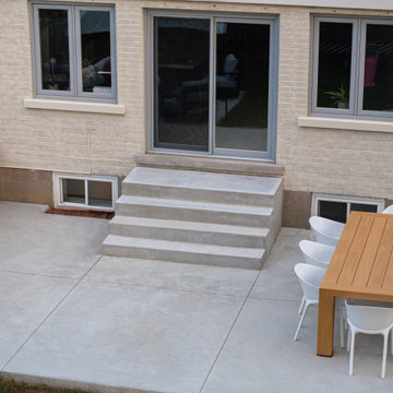 Modern Concrete Front & Backyard Transformation