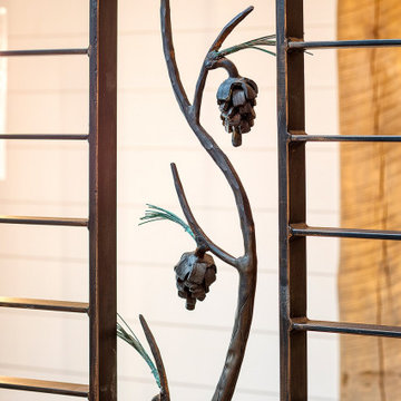 Custom Iron Staircase Railing