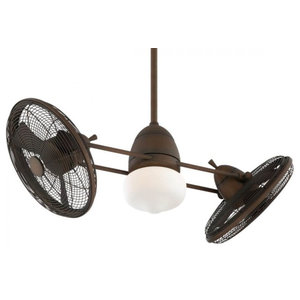 Fanimation Beckwith With Shade Light Kit Oil Rubbed Bronze