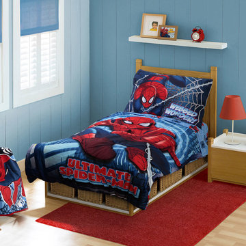 Superheroes Spiderman Bedding and Room Decorations