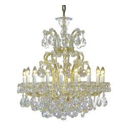 Inviting Home - Maria Theresa Crystal Chandelier - Chandeliers