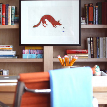 Library Style Home Office