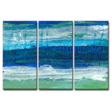 Max+E 'Deeper Ocean Layers' 3 Piece Canvas Art Set