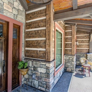 Missoula Valley, Montana Log Siding Residence