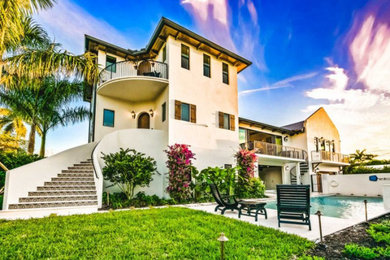 Transitional exterior home photo in Tampa