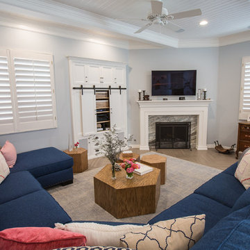 Whimsical Kitchen & Family Room
