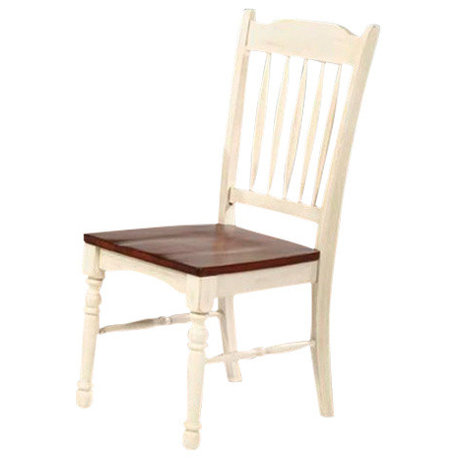 A-America British Isles Slat Back Side Chairs, Set of 2