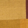Flat-weave Bohemian Blue Wool Kilim 3'7" x 4'4"