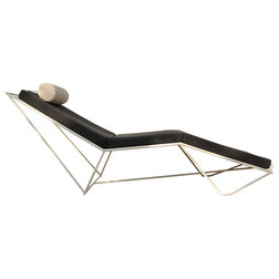 Contemporary Indoor Chaise Lounge Chairs by haskell