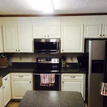 Cabinet Refacing and Island Addition