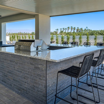 Azul Platino Outdoor Kitchen Counters