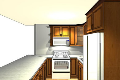 2018 Out projet in 3D Designs. Kitchen - Island - Bat