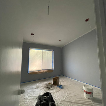 Condo Facelift, paint, smooth ceiling, can lights